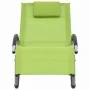Tumbona con almohada textileno verde de vidaXL, Tumbonas - Ref: Foro24-47791, Precio: 93,58 €, Descuento: %