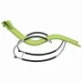 Tumbona con almohada textileno verde de vidaXL, Tumbonas - Ref: Foro24-47791, Precio: 93,58 €, Descuento: %