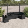 Set de sofás de jardín 6 piezas y cojines ratán sintético negro de , Conjuntos de jardín - Ref: Foro24-3254962, Precio: 426,5...