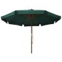 Sombrilla de jardín con palo de madera verde 330 cm de vidaXL, Sombrillas - Ref: Foro24-47213, Precio: 152,63 €, Descuento: %