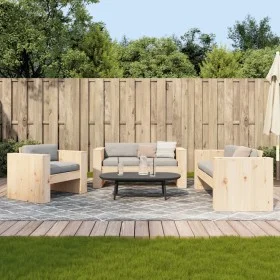 Juego de muebles de jardín 2 piezas madera maciza de pino de , Conjuntos de jardín - Ref: Foro24-3216895, Precio: 341,28 €, D...