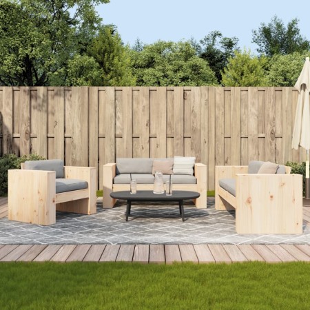Juego de muebles de jardín 2 piezas madera maciza de pino de , Conjuntos de jardín - Ref: Foro24-3216895, Precio: 345,33 €, D...