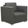 Sillón de tela gris oscuro en Sillones | Comprar online en Foru.es