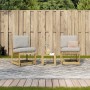 Juego de muebles de jardín 3 pzas madera de pino impregnada de , Sillas de jardín - Ref: Foro24-832624, Precio: 93,27 €, Desc...