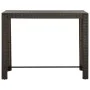 Mesa alta de jardín ratán sintético marrón 140,5x60,5x110,5 cm de vidaXL, Mesas de jardín - Ref: Foro24-45876, Precio: 93,57 ...