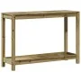Mesa plantación con estante madera pino impregnada 108x35x75 cm de , Soportes para macetas - Ref: Foro24-832396, Precio: 84,7...