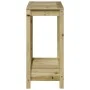 Mesa plantación con estante madera pino impregnada 108x35x75 cm de , Soportes para macetas - Ref: Foro24-832396, Precio: 84,7...
