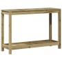 Mesa plantación con estante madera pino impregnada 108x35x75 cm de , Soportes para macetas - Ref: Foro24-832396, Precio: 88,8...