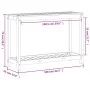 Mesa plantación con estante madera pino impregnada 108x35x75 cm de , Soportes para macetas - Ref: Foro24-832396, Precio: 84,7...