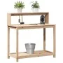 Mesa de plantación con estantes madera pino 108x50x109,5 cm de , Soportes para macetas - Ref: Foro24-832412, Precio: 82,99 €,...