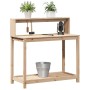 Mesa de plantación con estantes madera pino 108x50x109,5 cm de , Soportes para macetas - Ref: Foro24-832412, Precio: 83,85 €,...