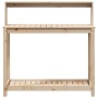 Mesa de plantación con estantes madera pino 108x50x109,5 cm de , Soportes para macetas - Ref: Foro24-832412, Precio: 83,85 €,...