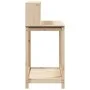 Mesa de plantación con estantes madera pino 108x50x109,5 cm de , Soportes para macetas - Ref: Foro24-832412, Precio: 82,99 €,...