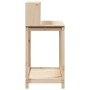 Mesa de plantación con estantes madera pino 108x50x109,5 cm de , Soportes para macetas - Ref: Foro24-832412, Precio: 83,85 €,...