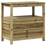 Mesa plantación con estantes madera impregnada 82,5x45x81 cm de , Soportes para macetas - Ref: Foro24-832431, Precio: 144,52 ...