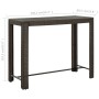 Mesa alta de jardín ratán sintético marrón 140,5x60,5x110,5 cm de vidaXL, Mesas de jardín - Ref: Foro24-45876, Precio: 96,53 ...