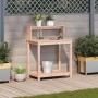 Mesa de plantación con estantes madera Douglas 82,5x50x109,5 cm de , Soportes para macetas - Ref: Foro24-832410, Precio: 66,0...