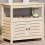 Mesa de plantación con estantes madera maciza pino 82,5x45x81cm de , Soportes para macetas - Ref: Foro24-832427, Precio: 116,...