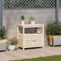 Mesa de plantación con estantes madera maciza pino 82,5x45x81cm de , Soportes para macetas - Ref: Foro24-832427, Precio: 116,...