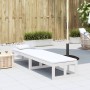 Banco sofá de jardín extensible madera maciza de pino blanco de , Bancos de jardín - Ref: Foro24-832611, Precio: 125,25 €, De...