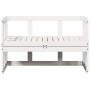Banco sofá de jardín extensible madera maciza de pino blanco de , Bancos de jardín - Ref: Foro24-832611, Precio: 125,25 €, De...