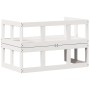 Banco sofá de jardín extensible madera maciza de pino blanco de , Bancos de jardín - Ref: Foro24-832611, Precio: 125,25 €, De...