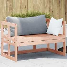 Banco sofá de jardín extensible madera maciza Douglas de , Bancos de jardín - Ref: Foro24-832613, Precio: 147,57 €, Descuento: %