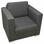 Sillón de tela gris oscuro en Sillones | Comprar online en Foru.es
