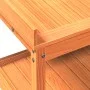 Mesa plantación con estantes madera pino marrón 108x45x86,5 cm de , Soportes para macetas - Ref: Foro24-844639, Precio: 109,3...