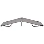 Tumbona plegable acero gris de vidaXL, Tumbonas - Ref: Foro24-47757, Precio: 74,16 €, Descuento: %