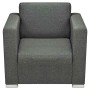 Sillón de tela gris oscuro en Sillones | Comprar online en Foru.es