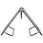 Tumbona plegable acero gris de vidaXL, Tumbonas - Ref: Foro24-47757, Precio: 74,16 €, Descuento: %