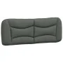 Bed frame with LED lights dark gray fabric 180x200 cm by , Beds and slatted bases - Ref: Foro24-3213719, Price: 270,30 €, Dis...