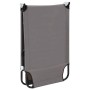 Tumbona plegable acero gris de vidaXL, Tumbonas - Ref: Foro24-47757, Precio: 78,36 €, Descuento: %