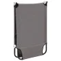 Tumbona plegable acero gris de vidaXL, Tumbonas - Ref: Foro24-47757, Precio: 74,16 €, Descuento: %