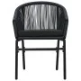 Juego de comedor de jardín 9 piezas negro de , Conjuntos de jardín - Ref: Foro24-3099244, Precio: 1,00 €, Descuento: %