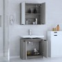 Set de muebles de baño 2 pzas madera de ingeniería gris sonoma de , Muebles de baño - Ref: Foro24-3115866, Precio: 115,40 €, ...