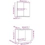 Set de muebles de baño 2 pzas madera de ingeniería gris sonoma de , Muebles de baño - Ref: Foro24-3115866, Precio: 115,40 €, ...