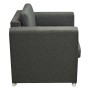 Sillón de tela gris oscuro en Sillones | Comprar online en Foru.es