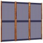 Biombo divisor de 3 paneles azul oscuro 210x180 cm de , Divisores de ambientes - Ref: Foro24-4003359, Precio: 100,59 €, Descu...