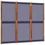 Biombo divisor de 3 paneles azul oscuro 210x180 cm de , Divisores de ambientes - Ref: Foro24-4003359, Precio: 98,97 €, Descue...