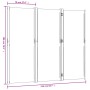 Biombo divisor de 3 paneles azul oscuro 210x180 cm de , Divisores de ambientes - Ref: Foro24-4003359, Precio: 100,59 €, Descu...