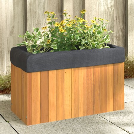Jardinera de madera maciza de acacia 59x27,5x35 cm de , Maceteros y jardineras - Ref: Foro24-366505, Precio: 73,18 €, Descuen...