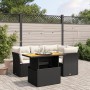 Set de muebles de jardín 5 pzas y cojines ratán sintético negro de , Conjuntos de jardín - Ref: Foro24-3270811, Precio: 339,7...