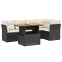 Set de muebles de jardín 5 pzas y cojines ratán sintético negro de , Conjuntos de jardín - Ref: Foro24-3270818, Precio: 391,9...