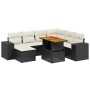 Set de sofás de jardín 8 piezas y cojines ratán sintético negro de , Conjuntos de jardín - Ref: Foro24-3272750, Precio: 478,3...