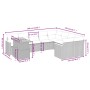 Set de sofás de jardín 10 pzas cojines ratán sintético negro de , Conjuntos de jardín - Ref: Foro24-3273239, Precio: 657,79 €...