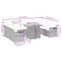 Set de sofás de jardín 10 pzas cojines ratán sintético negro de , Conjuntos de jardín - Ref: Foro24-3271895, Precio: 662,86 €...