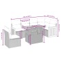 Set de comedor de jardín 7 pzas y cojines ratán sintético negro de , Conjuntos de jardín - Ref: Foro24-3273981, Precio: 477,3...
