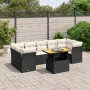 Set de sofás de jardín 8 piezas y cojines ratán sintético negro de , Conjuntos de jardín - Ref: Foro24-3270699, Precio: 498,5...